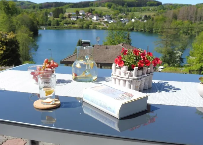 Exklusive 'agger-blick' Mit Grosser Seeblick-terrasse & Sauna Appartement *