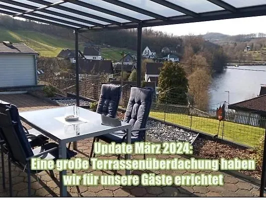 Exklusive 'agger-blick' Mit Grosser Seeblick-terrasse & Sauna * Gummersbach